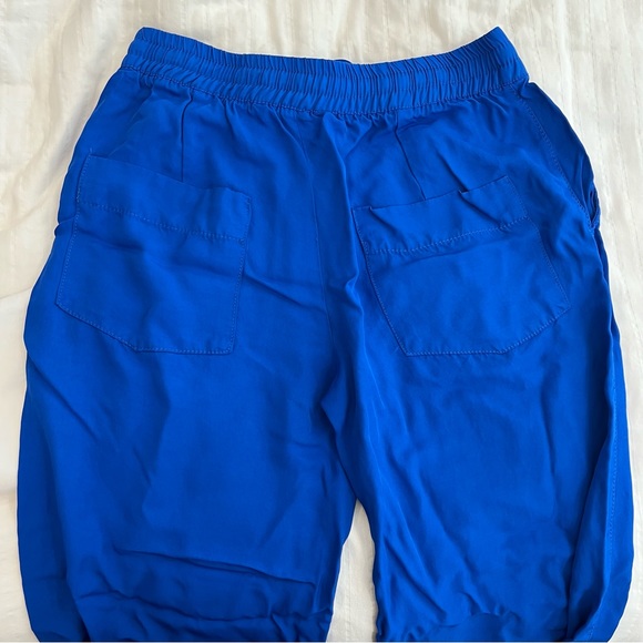 Zara blue flowy SET blouse and wide pants - Picture 8 of 8